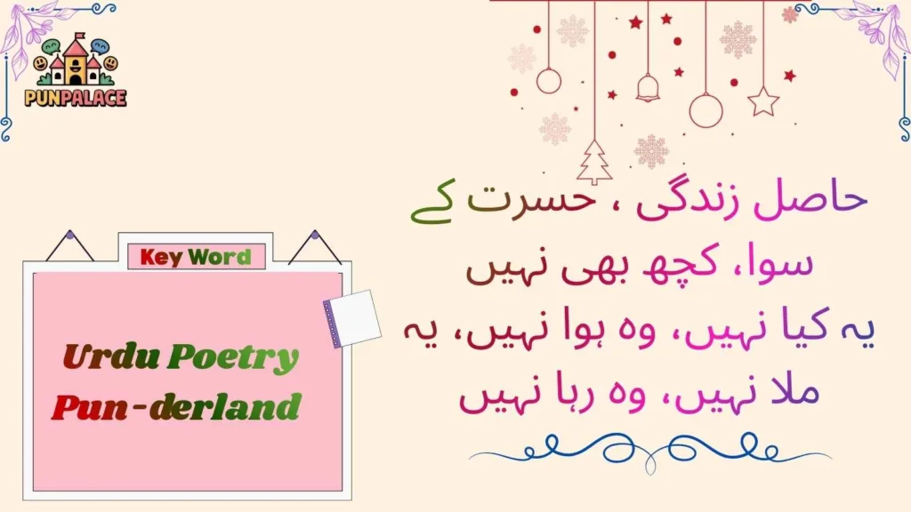 Urdu Poetry Pun-derland 