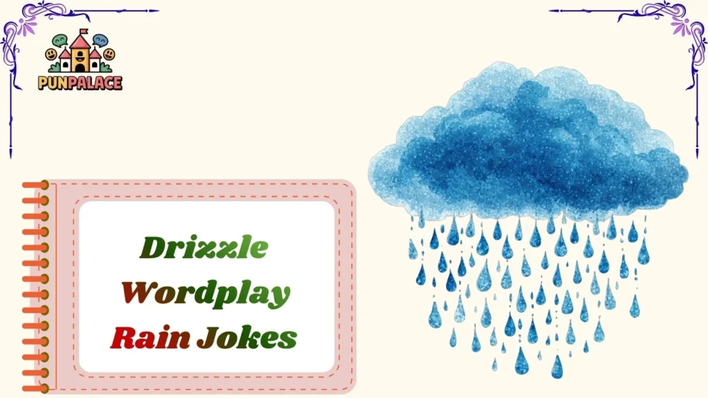Drizzle Wordplay Rain Jokes