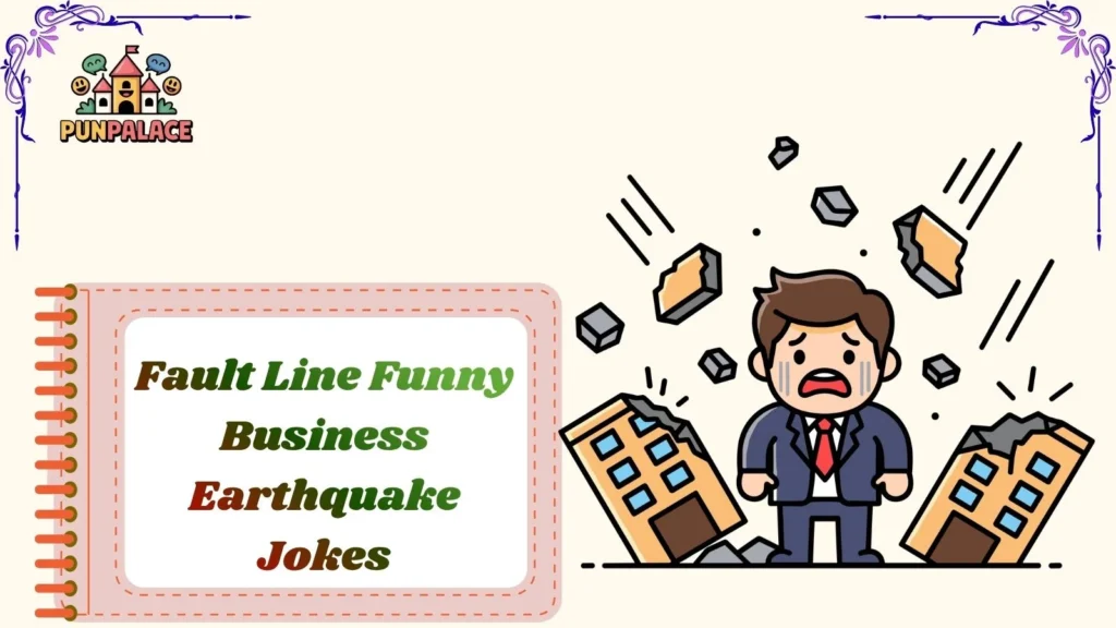 Fault Line Funny Business Earthquake Jokes