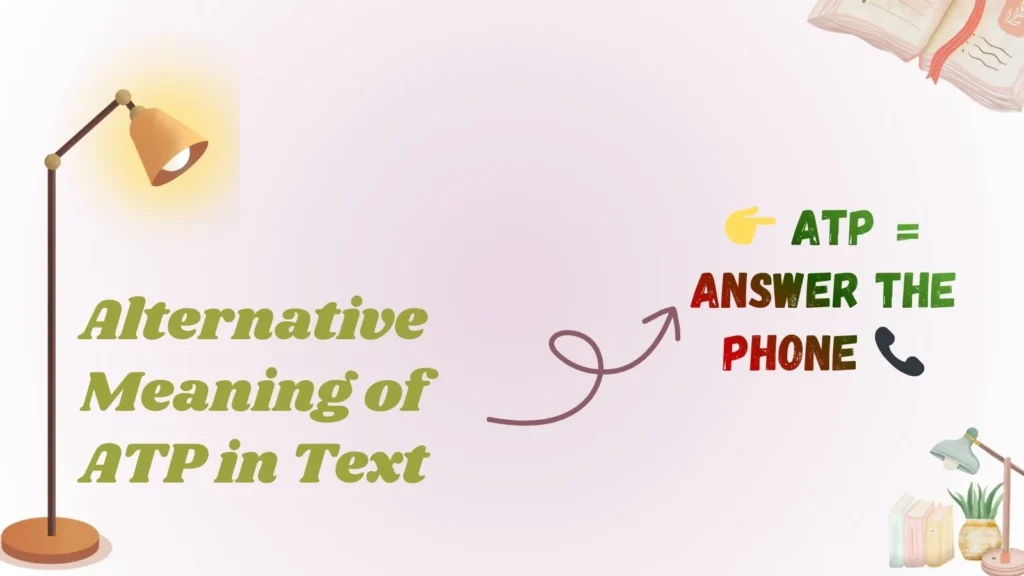 Alternative Meaning of ATP in Text