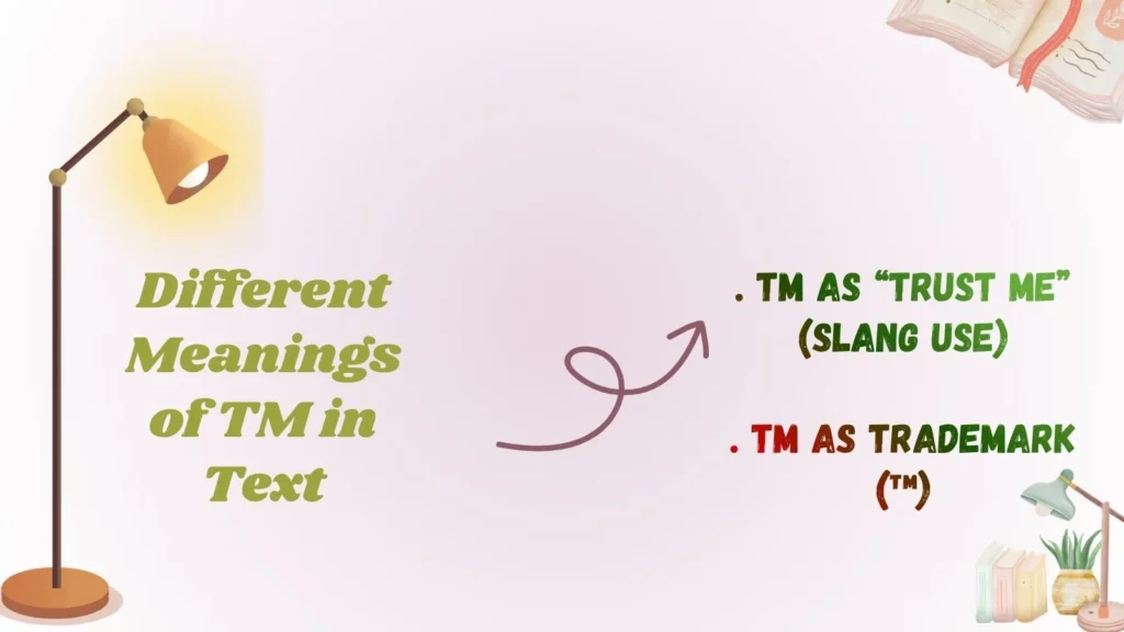 Different Meanings of TM in Text