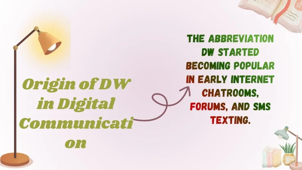 Origin of DW in Digital Communication