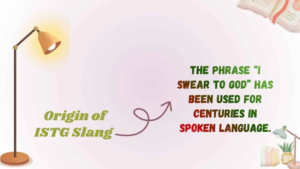 Origin of ISTG Slang 