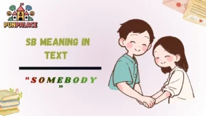 SB meaning in text 