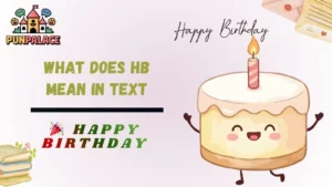 What does hb mean in text