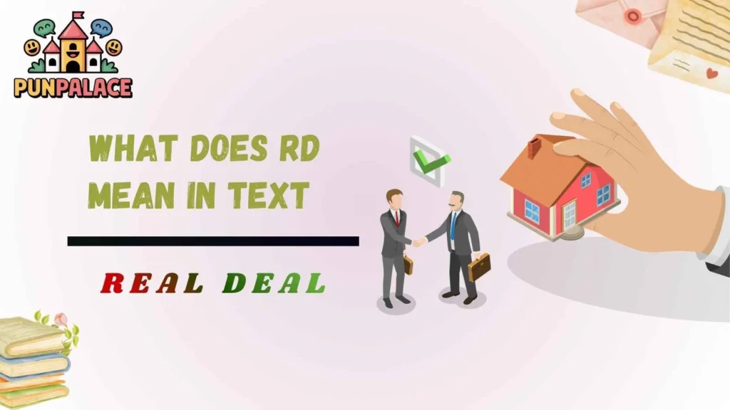What Does Rd Mean In Text