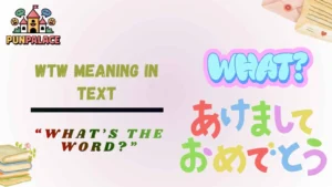 WTW meaning in text