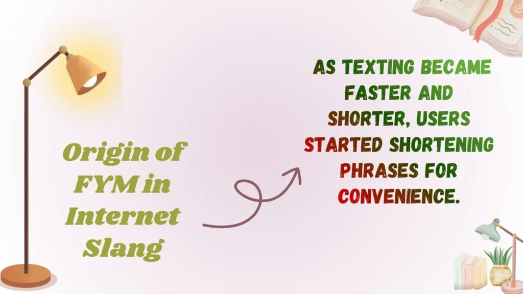 Origin of FYM in Internet Slang