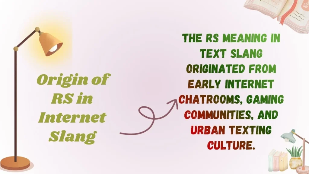 Origin of RS in Internet Slang