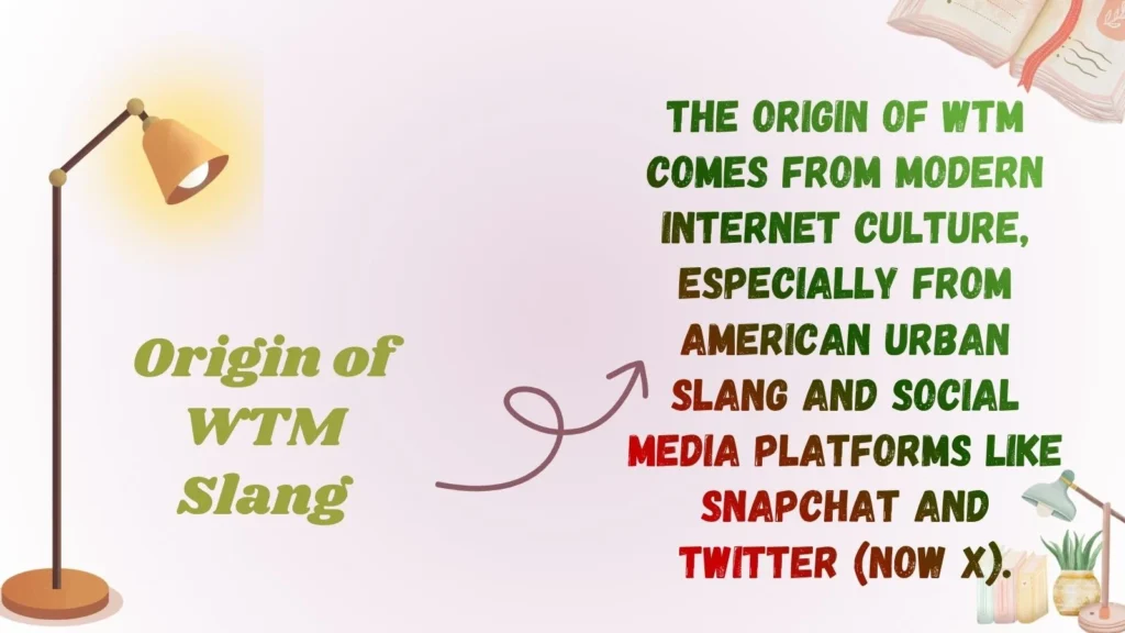 Origin of WTM Slang