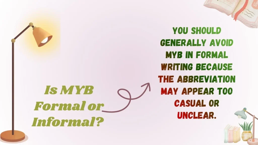 Is MYB Formal or Informal? 