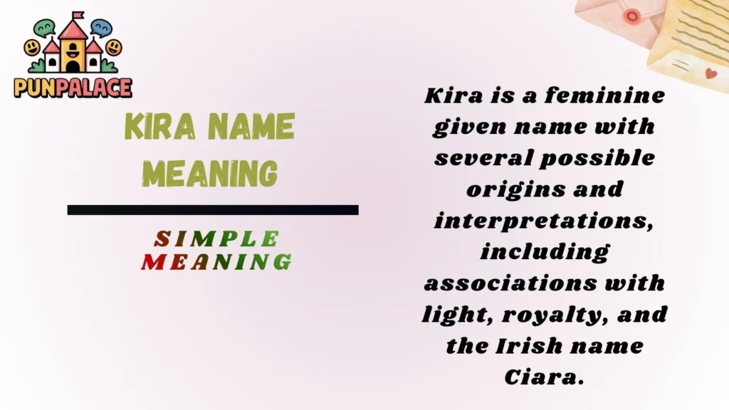 Kira Name Meaning