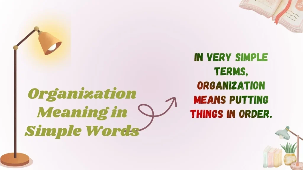 Organization Meaning in Simple Words