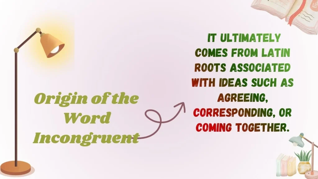 Origin of the Word Incongruent