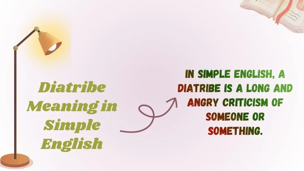 Diatribe Meaning in Simple English