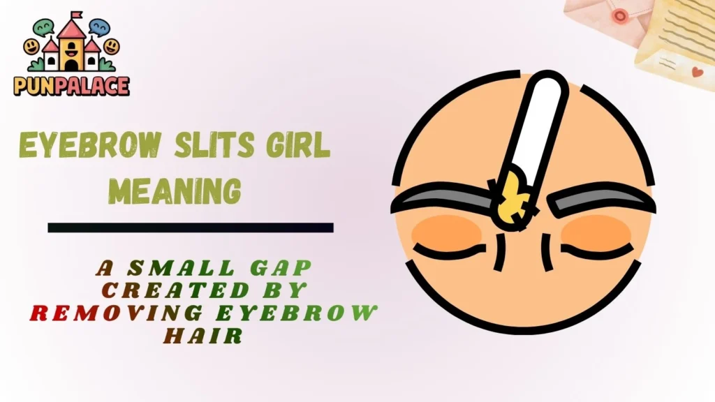 Eyebrow Slits Girl Meaning