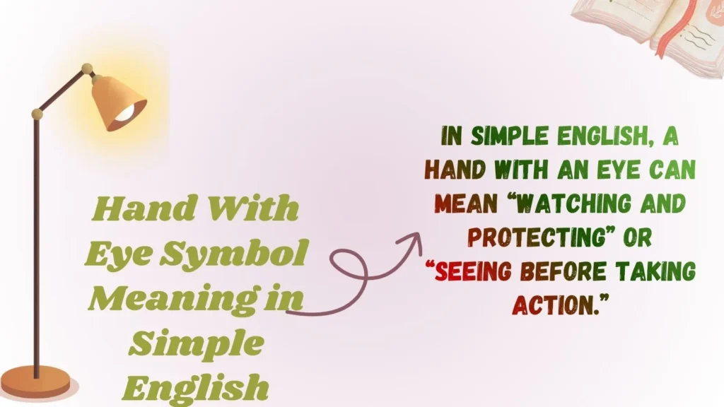 Hand With Eye Symbol Meaning in Simple English