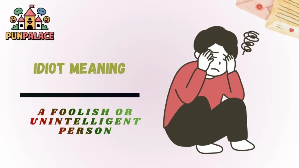 Idiot Meaning