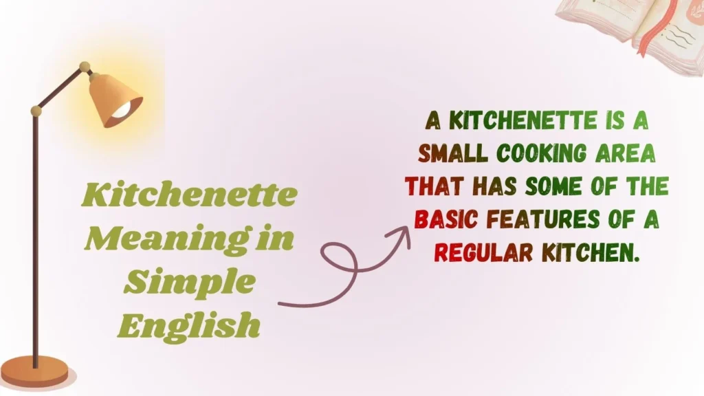 Kitchenette Meaning in Simple English