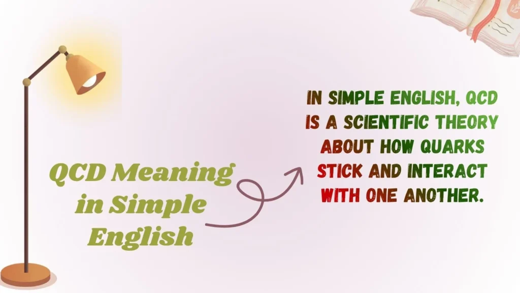 QCD Meaning in Simple English