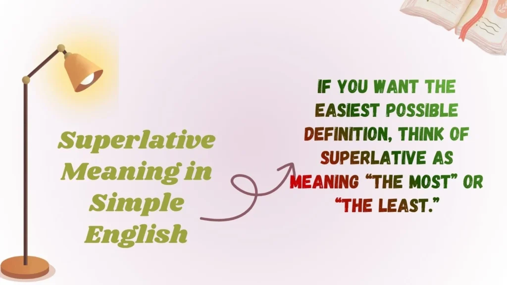 Superlative Meaning in Simple English