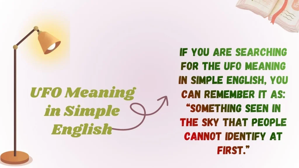 UFO Meaning in Simple English