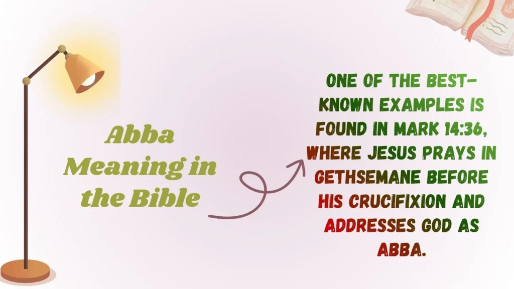 Abba Meaning in the Bible
