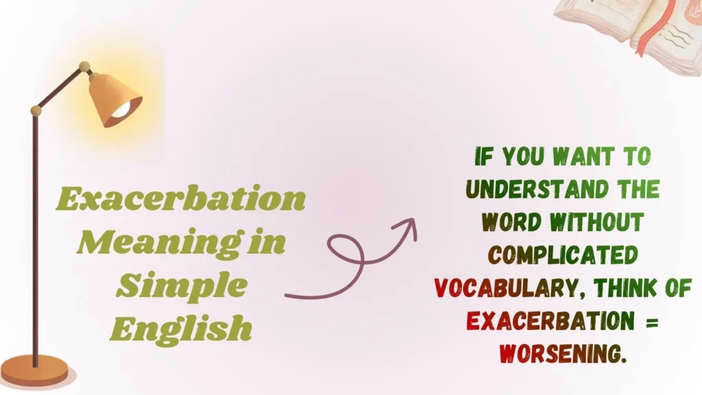 Exacerbation Meaning in Simple English