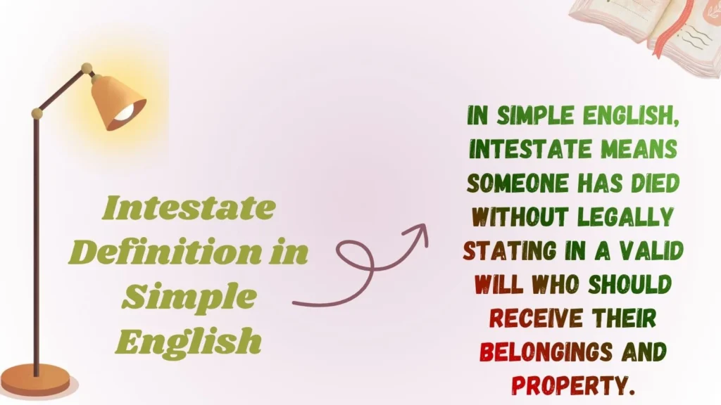 Intestate Definition in Simple English