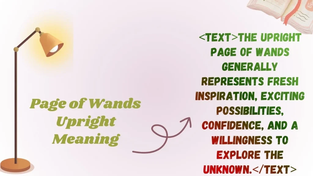 Page of Wands Upright Meaning